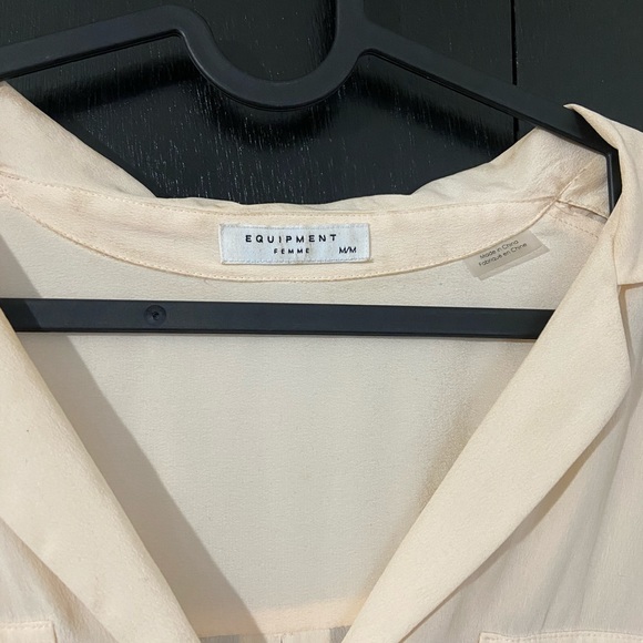 Equipment ANSLEY Blouse in Nude (PINK PORCELAIN) - Picture 6 of 9